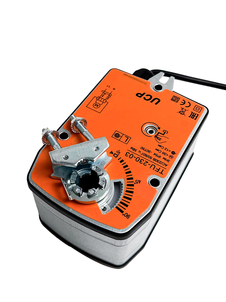 Электропривод UCP TFU-230-03 с возвратной пружиной