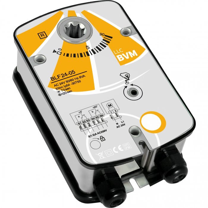 Электропривод BVM SM230-40 для воздушных клапанов