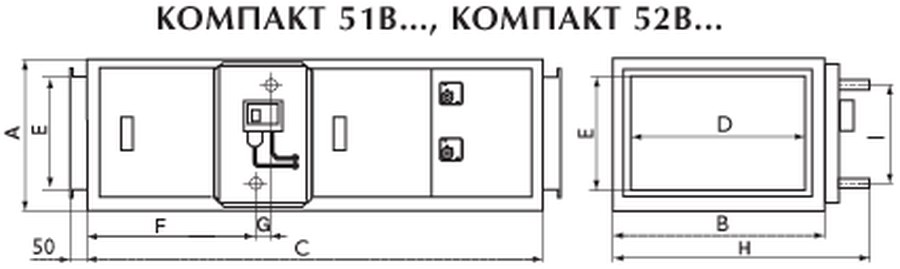 Приточные установки Компакт 516В2 EC3