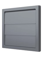 Выход стенной КФ фланец 55х110 жалюзи 150х150 ASA серый ERA