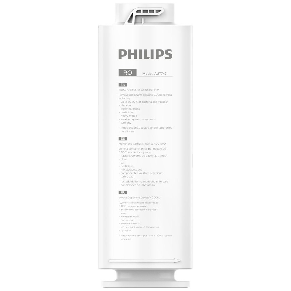 Картридж обратноосмотический Philips AUT747/10 для системы фильтрации AUT2016/10 Картридж обратноосмотический Philips AUT747/10 для системы фильтрации AUT2016/10