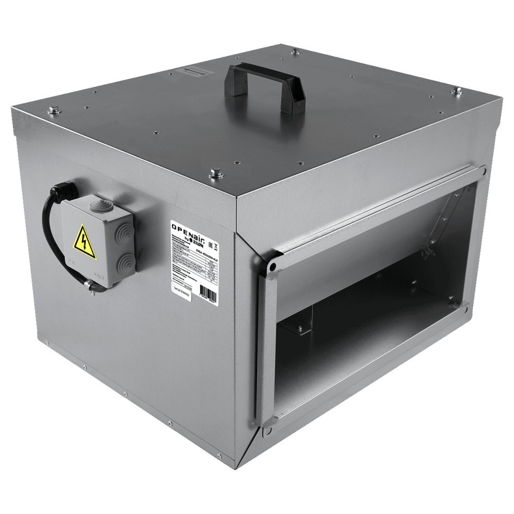 Звукоизолированный прямоугольный канальный вентилятор ZILON ZKSA 600x300-4L1