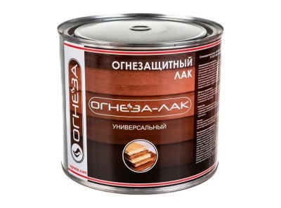 Огнезащитный ОГНЕЗА-ЛАК универсальный с УФ, глянцевый 20 л