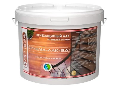 Огнезащитный лак на водной основе ОГНЕЗА-ЛАК-ВД 20 л матовый