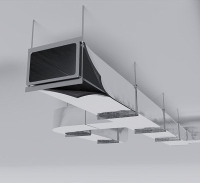 Рулон теплоизоляционный РУ-ФЛЕКС ВЕНТ-СК 16×1000 мм, 12 м