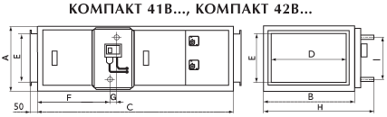 Приточные установки Компакт 412B3 EC1