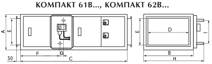 Приточная установка Компакт 618В2 EC3